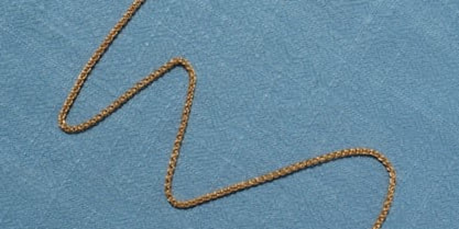 18k yellow gold rope chain